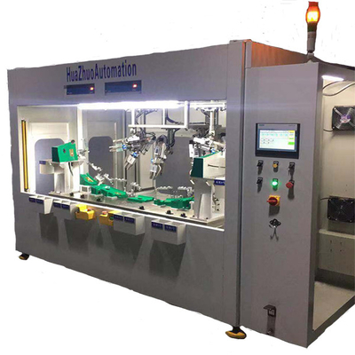 آلة لحام البقعة البلاستيكية بالموجات فوق الصوتية المؤازرة متعددة الرؤوس PLC Ultra Sonic Welders Bumper