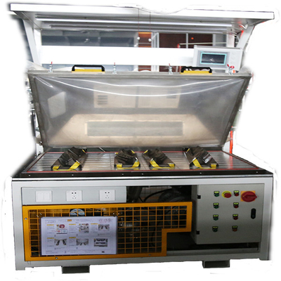 آلة طي الحواف بالضغط الساخن 0.01s PLC Edge Wrapping Equipment