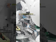 خلية إدراج مقطوعات روبوت مزدوجة لتجميع قطع غيار السيارات