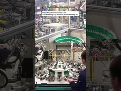 مجموعة Huazhuo خط تجميع أجزاء الركائز الأوتو ABC بما في ذلك الغطاء ، لحام بالموجات فوق الصوتية ، إدراج المقاطع